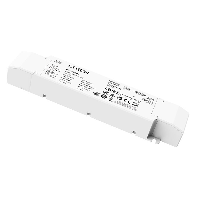 36W 12VDC CV DALI-2 LED Driver LM-36-12-G1D2